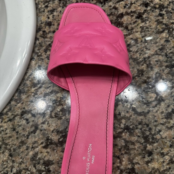 Louis Vuitton Pink Revival Flat Mule - Picture 8 of 11